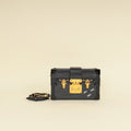 Louis Vuitton Black Petite Malle Bag