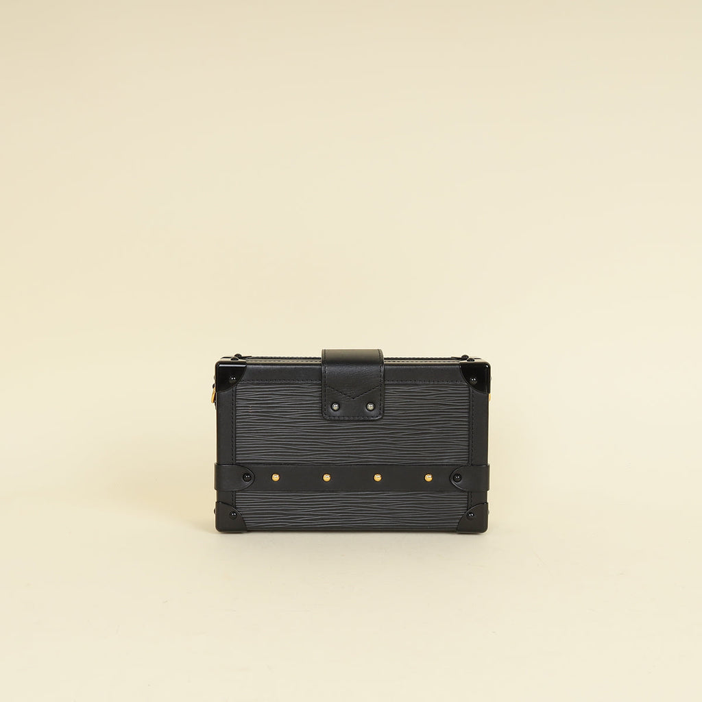 Louis Vuitton Black Petite Malle Bag