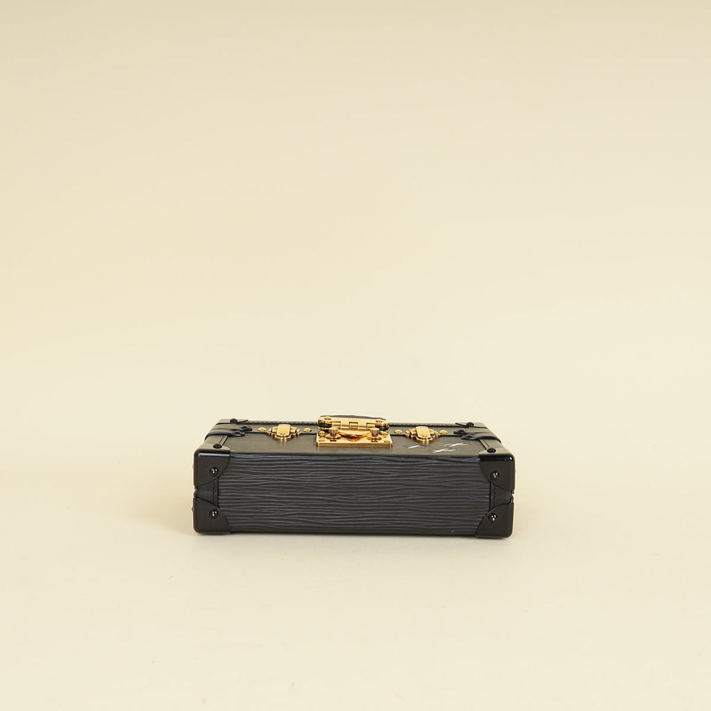 Louis Vuitton Black Petite Malle Bag