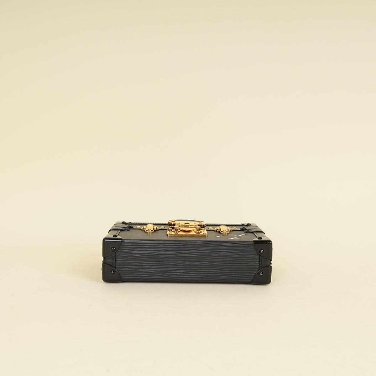 Louis Vuitton Black Petite Malle Bag