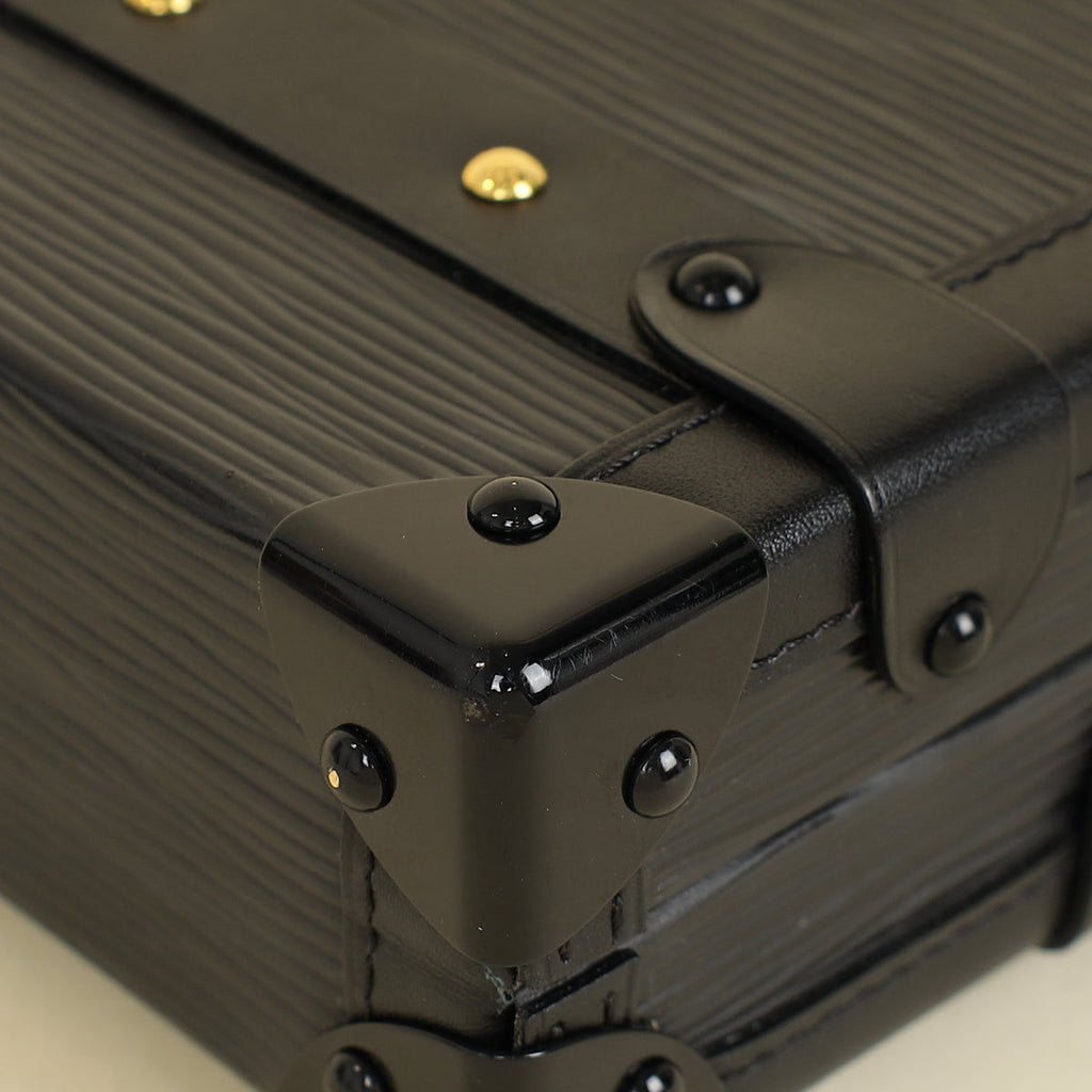 Louis Vuitton Black Petite Malle Bag