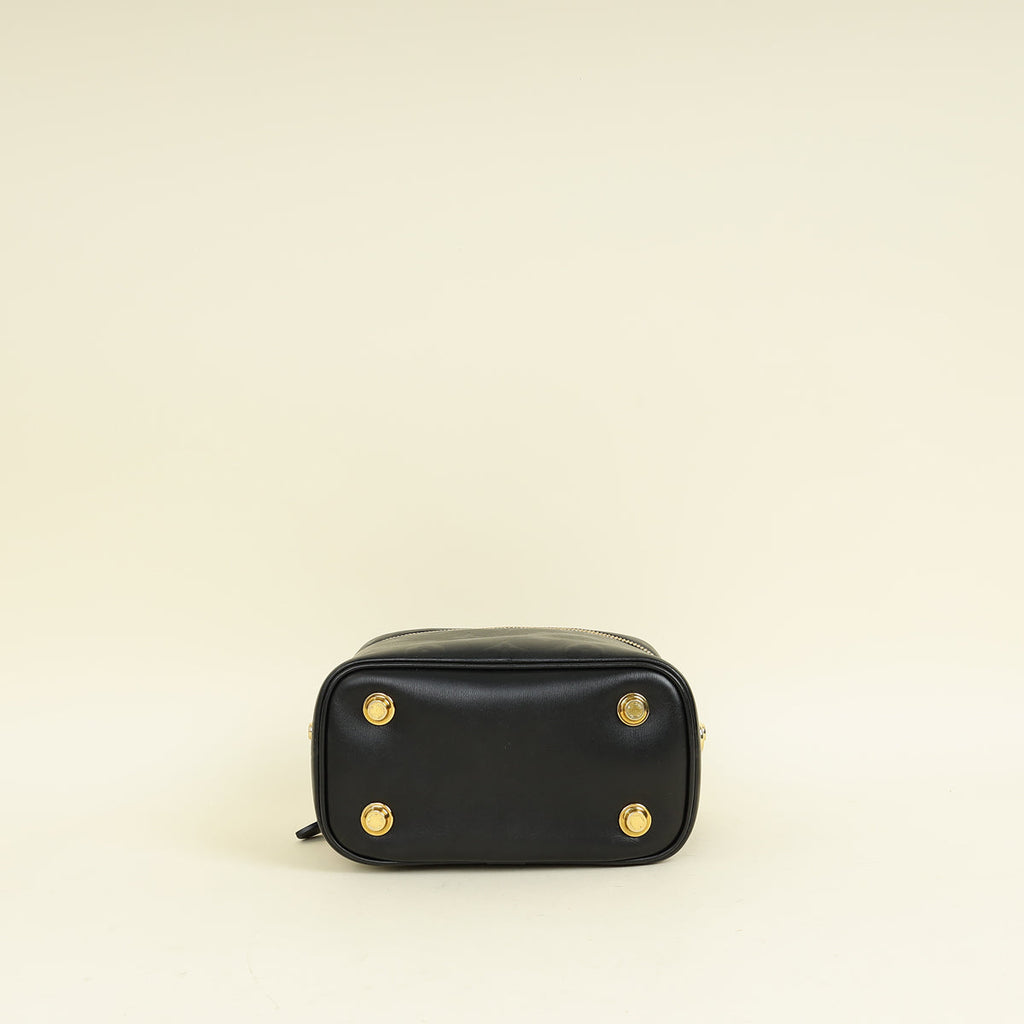 Louis Vuitton Black Monogram Ink Embossed Vanity PM Bag