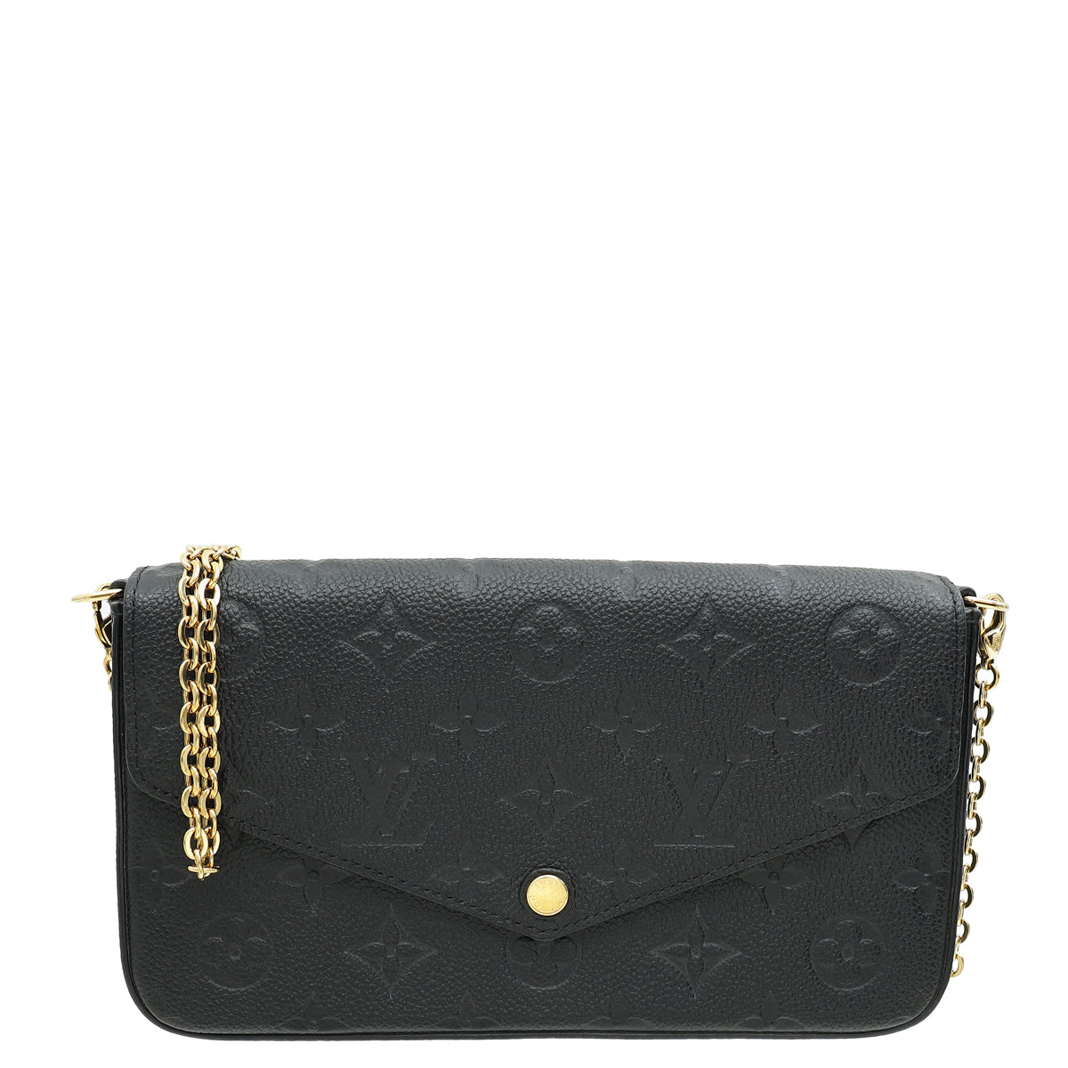 Louis Vuitton Black Monogram Empreinte Félicie Pochette