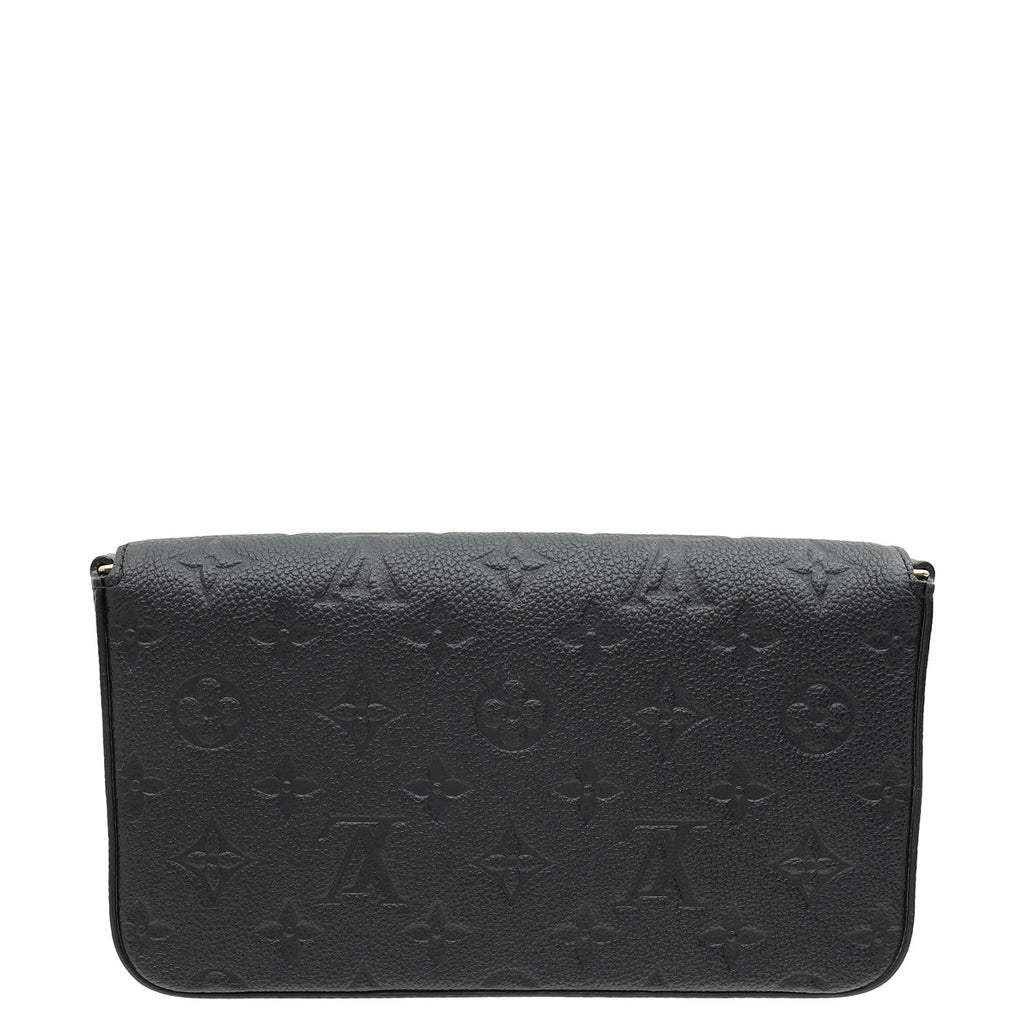 Louis Vuitton Black Monogram Empreinte Félicie Pochette
