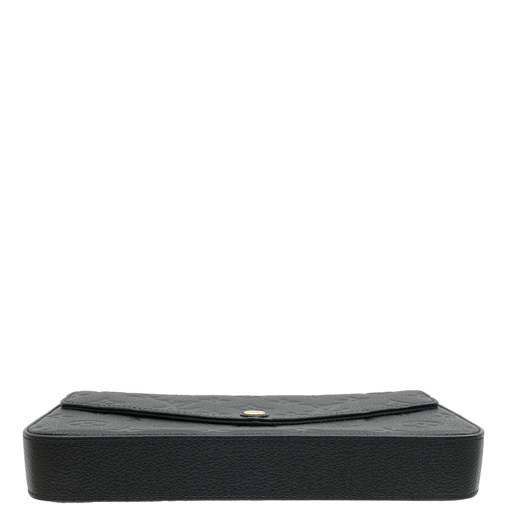 Louis Vuitton Black Monogram Empreinte Félicie Pochette