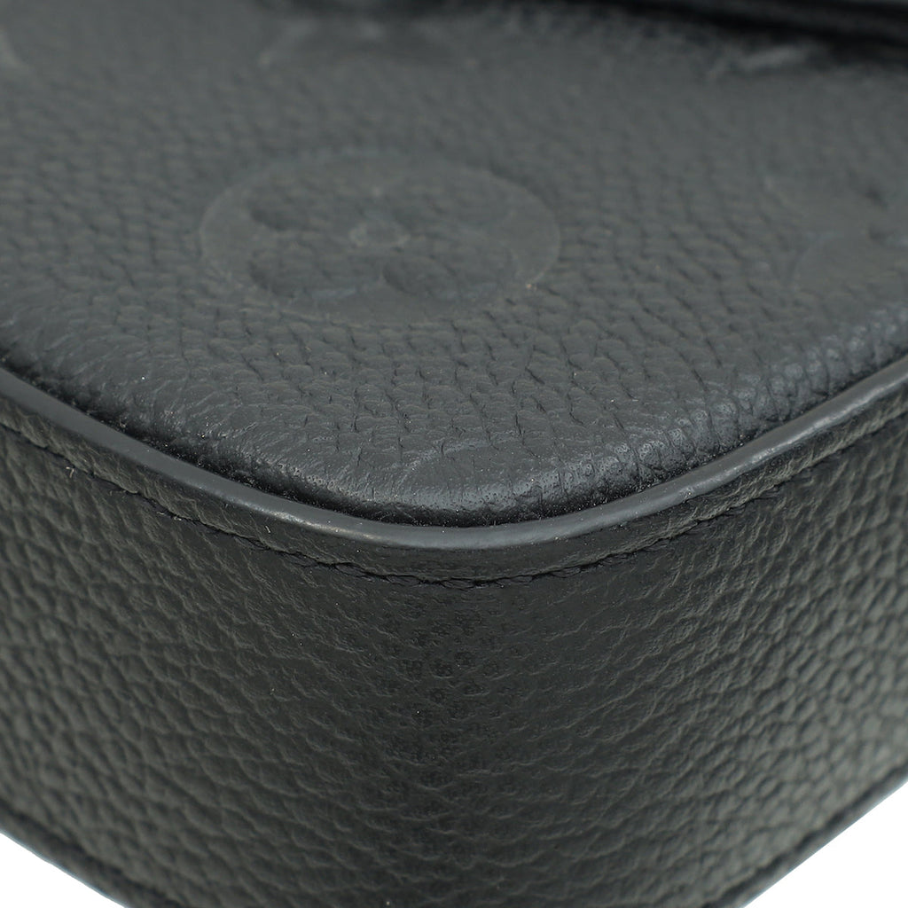 Louis Vuitton Black Monogram Empreinte Félicie Pochette