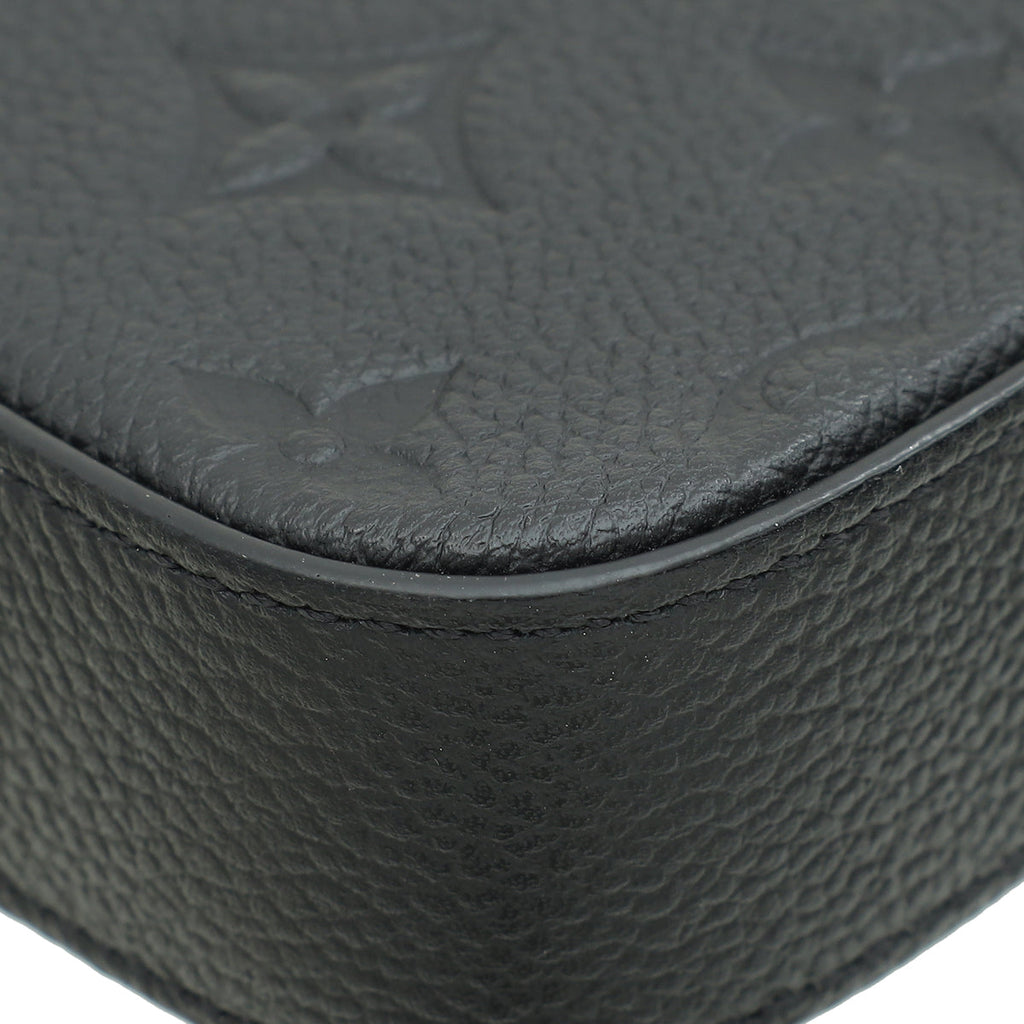 Louis Vuitton Black Monogram Empreinte Félicie Pochette
