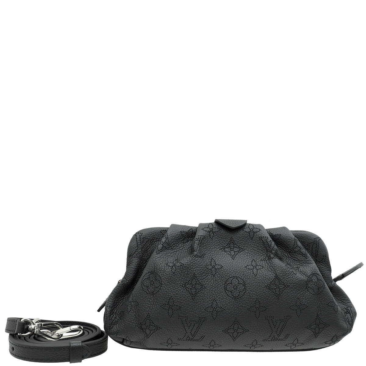 Louis Vuitton Noir Mahina Monogram Scala Mini Pouch