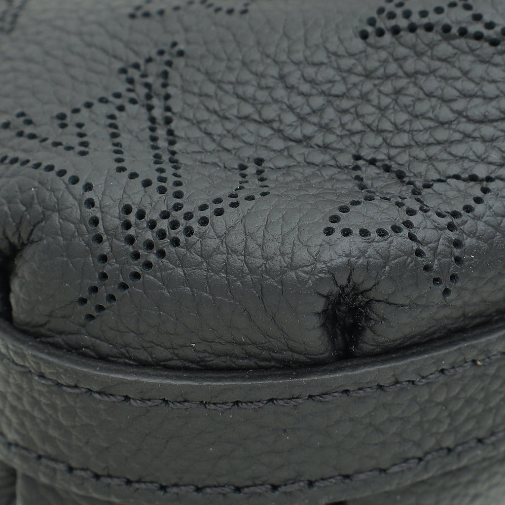 Louis Vuitton Noir Mahina Monogram Scala Mini Pouch