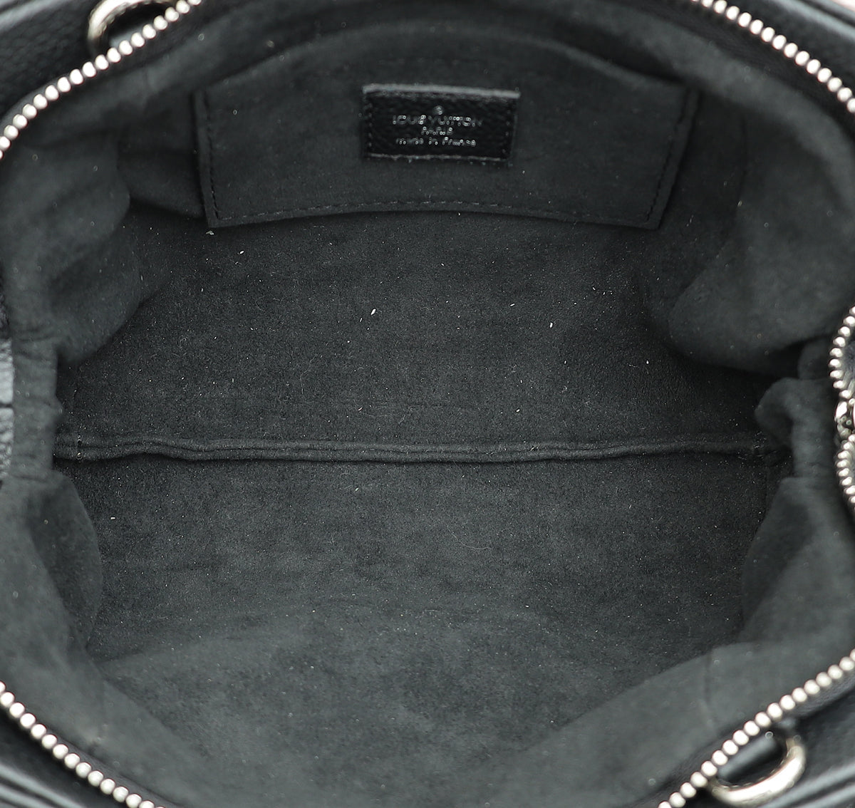 Louis Vuitton Noir Mahina Monogram Scala Mini Pouch