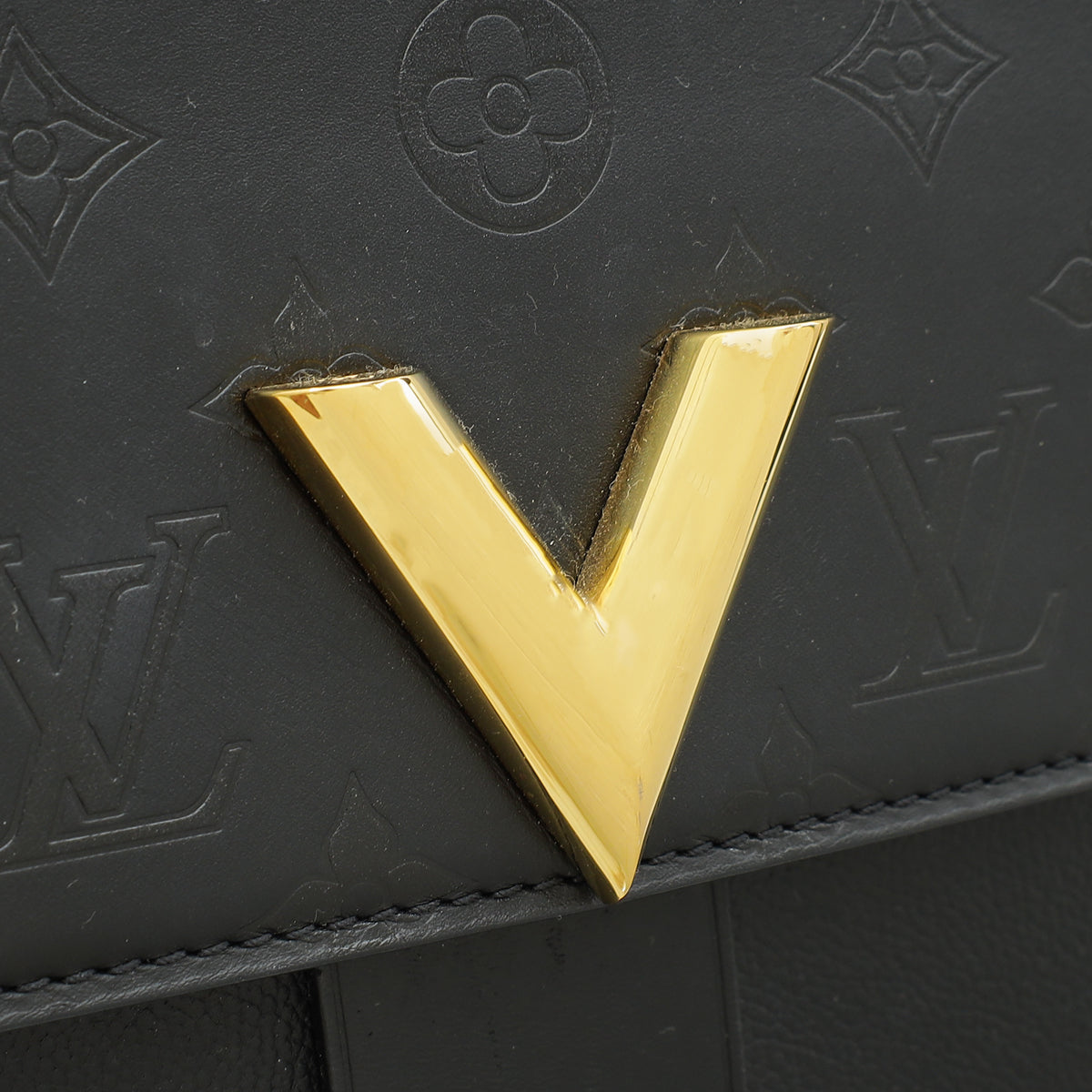 Louis Vuitton Black Monogram Very One Handle Bag