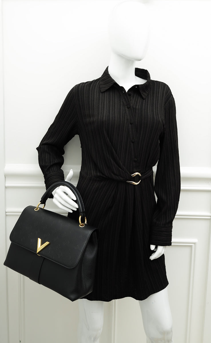 Louis Vuitton Black Monogram Very One Handle Bag