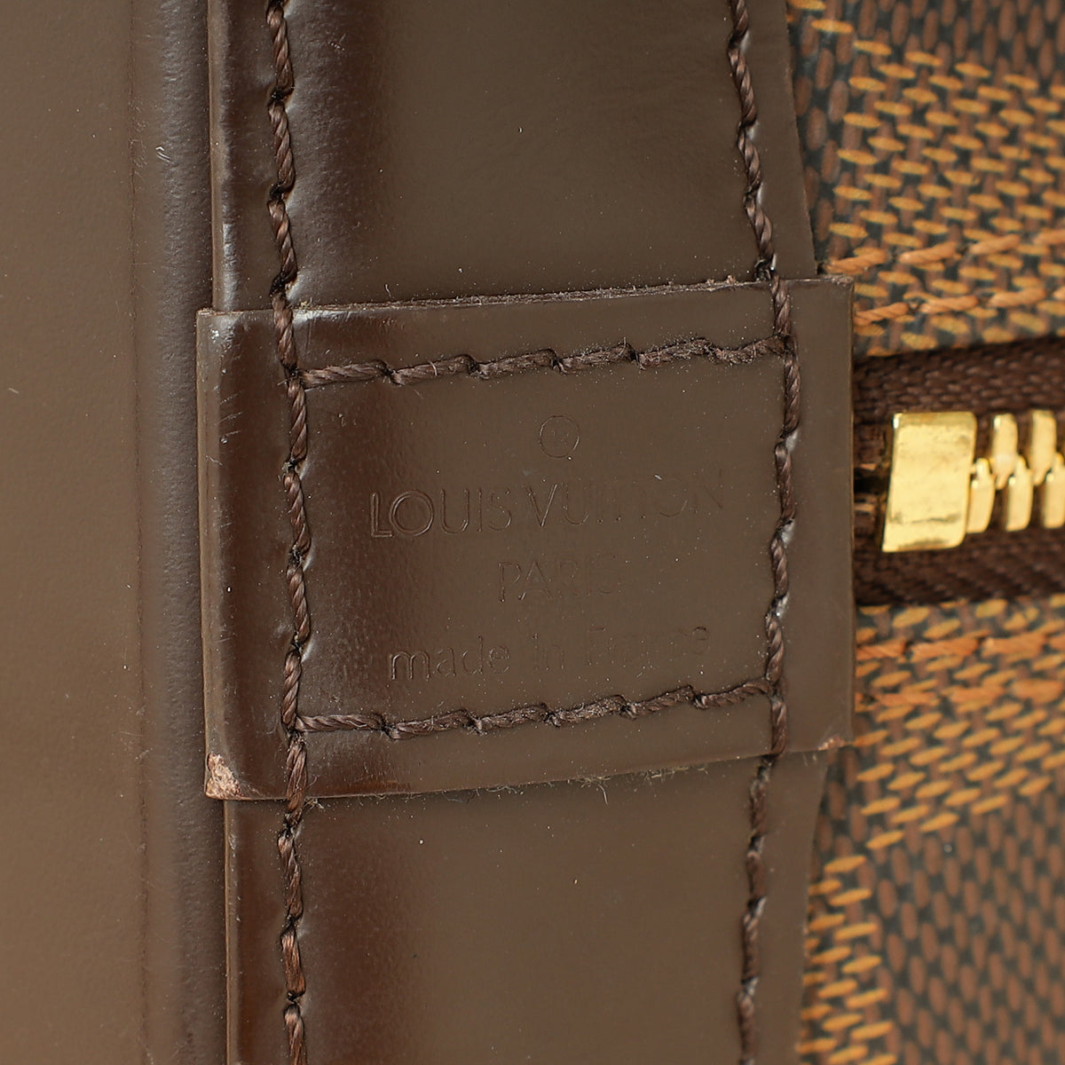 Louis Vuitton Damier Ebene Alma PM Bag