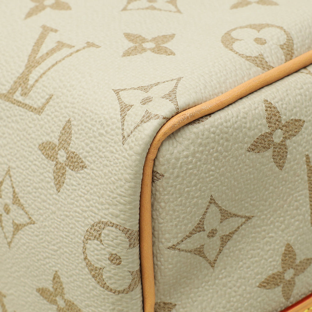 Louis Vuitton Beige Ocher Monopaname Speedy Bandouliere 25 Bag