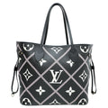 Louis Vuitton Black Monogram Empreinte Neverfull MM Bag
