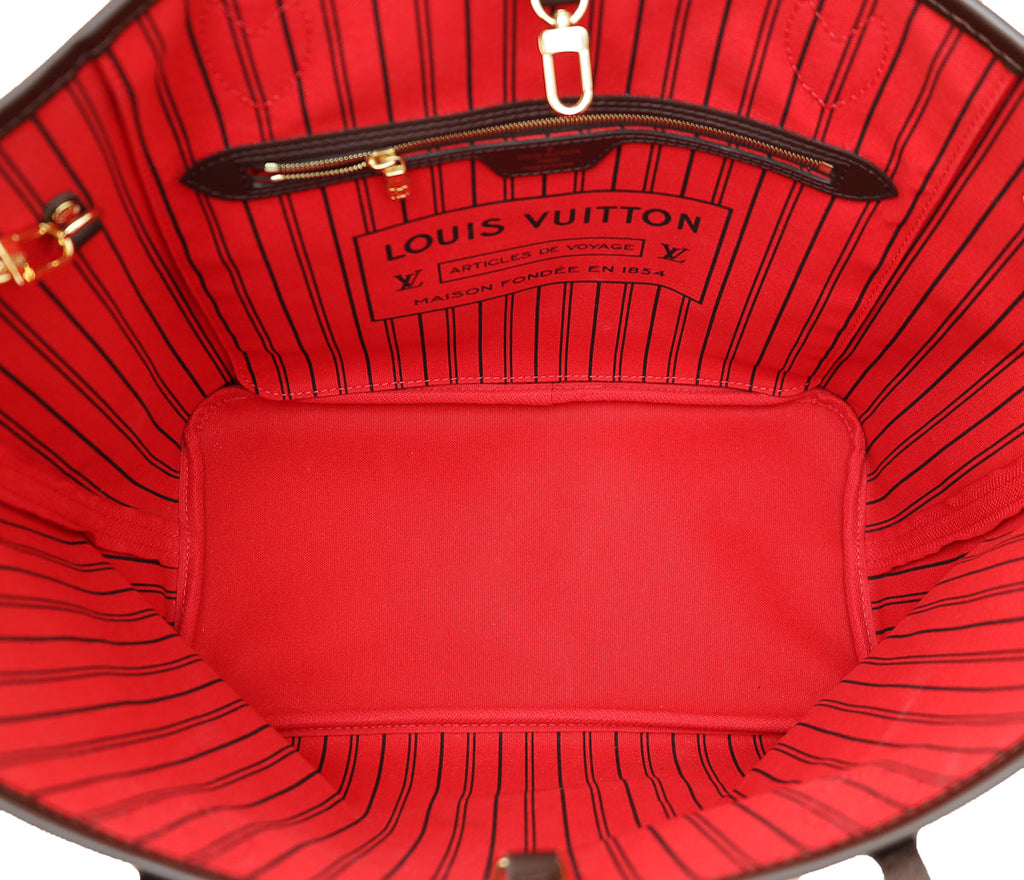 Louis Vuitton Damier Ebene Neverfull MM Bag