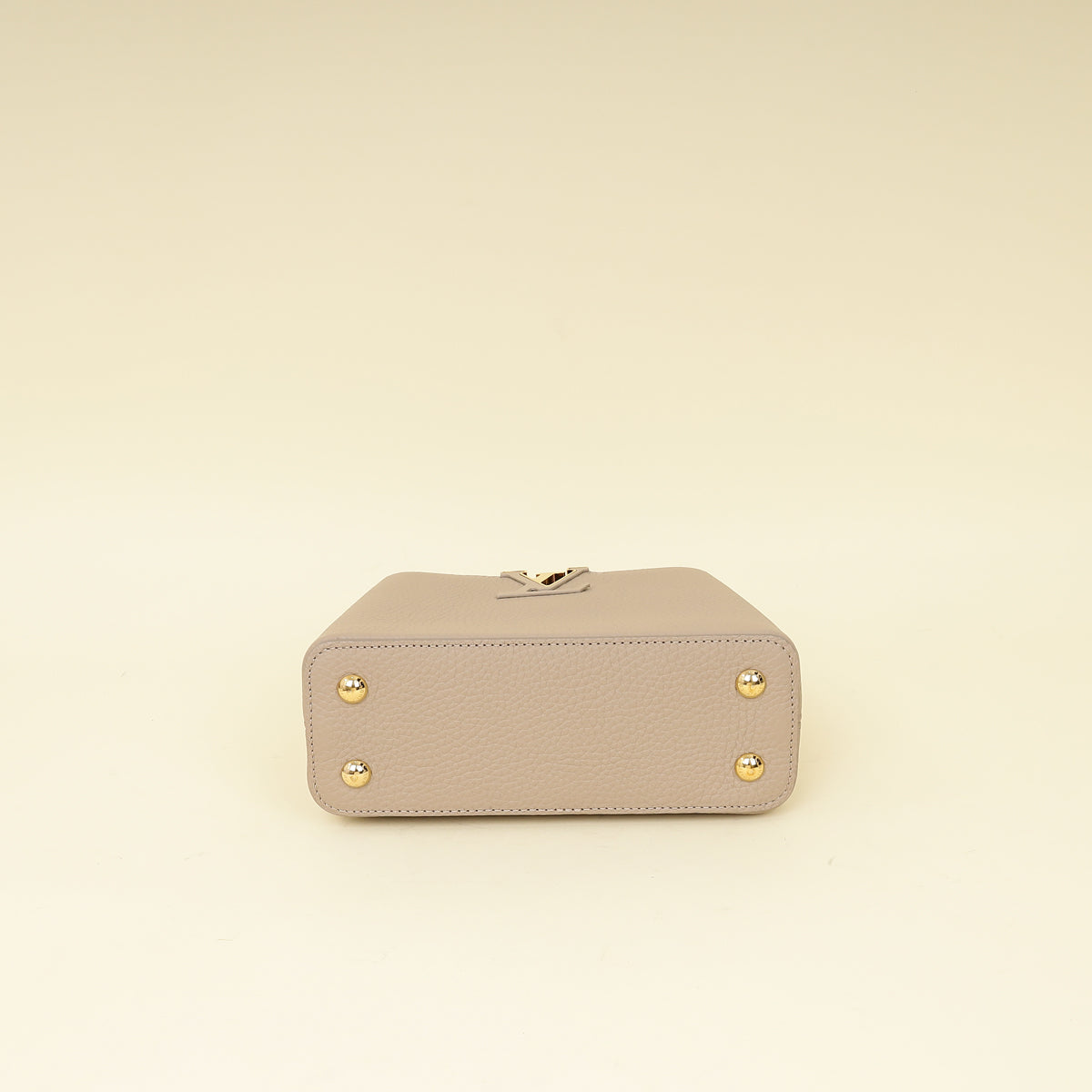 Louis Vuitton Galet Grey Mini Capucines Bag