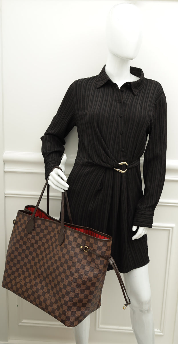 Louis Vuitton Damier Neverfull GM Bag w/Pouch