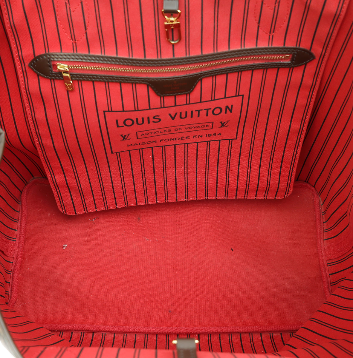 Louis Vuitton Damier Neverfull GM Bag w/Pouch