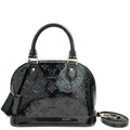 Louis Vuitton Black Monogram Vernis Alma BB Bag