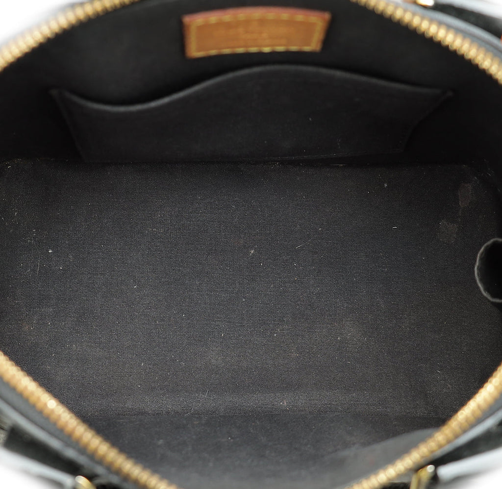 Louis Vuitton Black Monogram Vernis Alma BB Bag