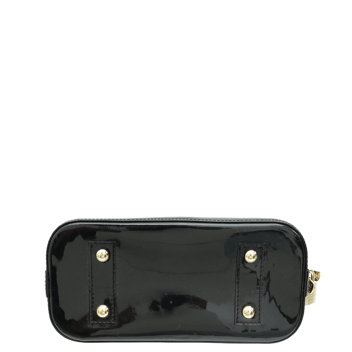 Louis Vuitton Black Monogram Vernis Alma BB Bag