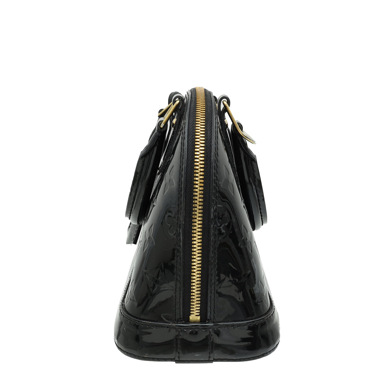 Louis Vuitton Black Monogram Vernis Alma BB Bag