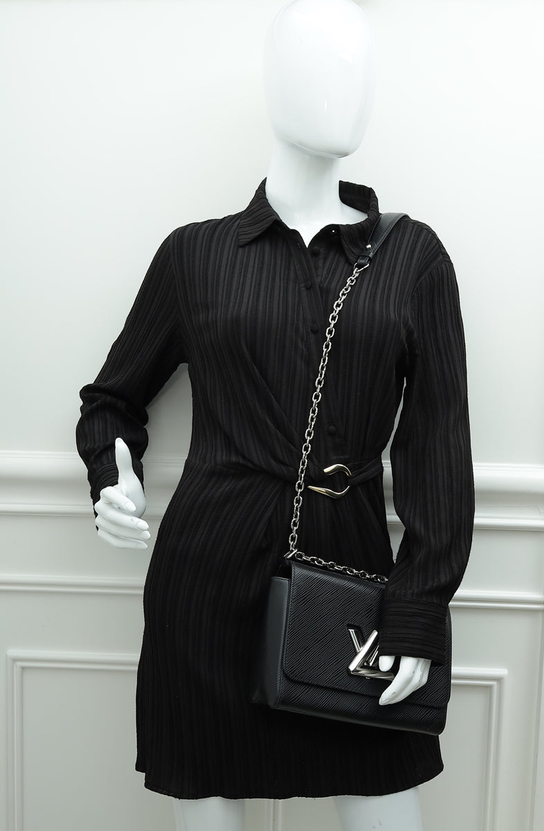 Louis Vuitton Noir Twist MM Bag