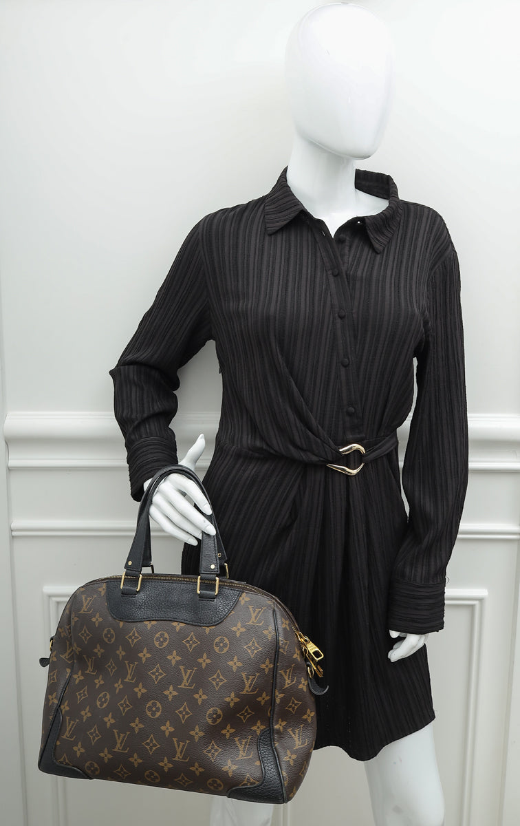 Louis Vuitton Monogram Black Retiro Bag