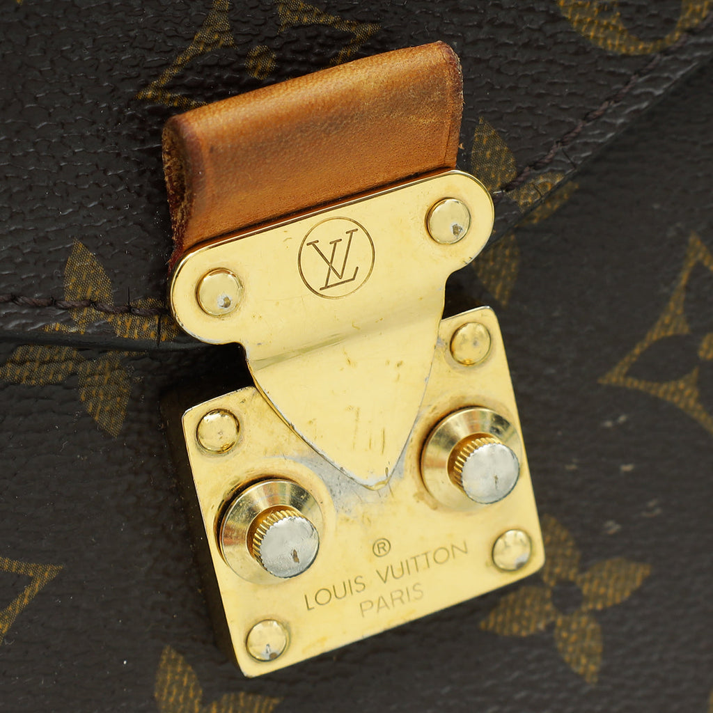Louis Vuitton Brown Monogram Pochette Metis Bag