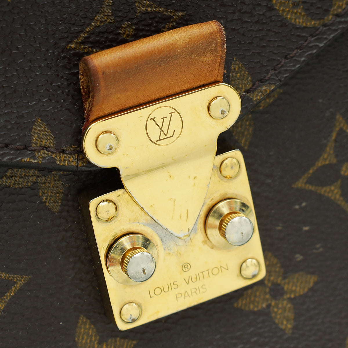Louis Vuitton Brown Monogram Pochette Metis Bag