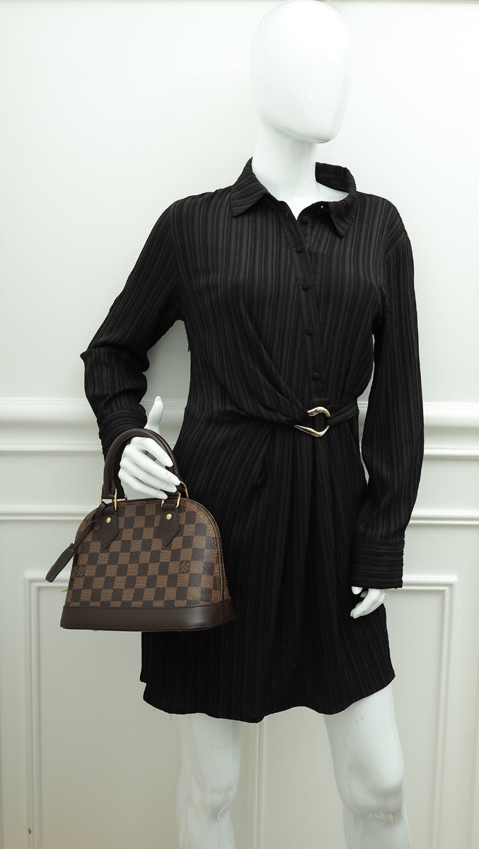 Louis Vuitton Damier Ebene Alma BB Bag