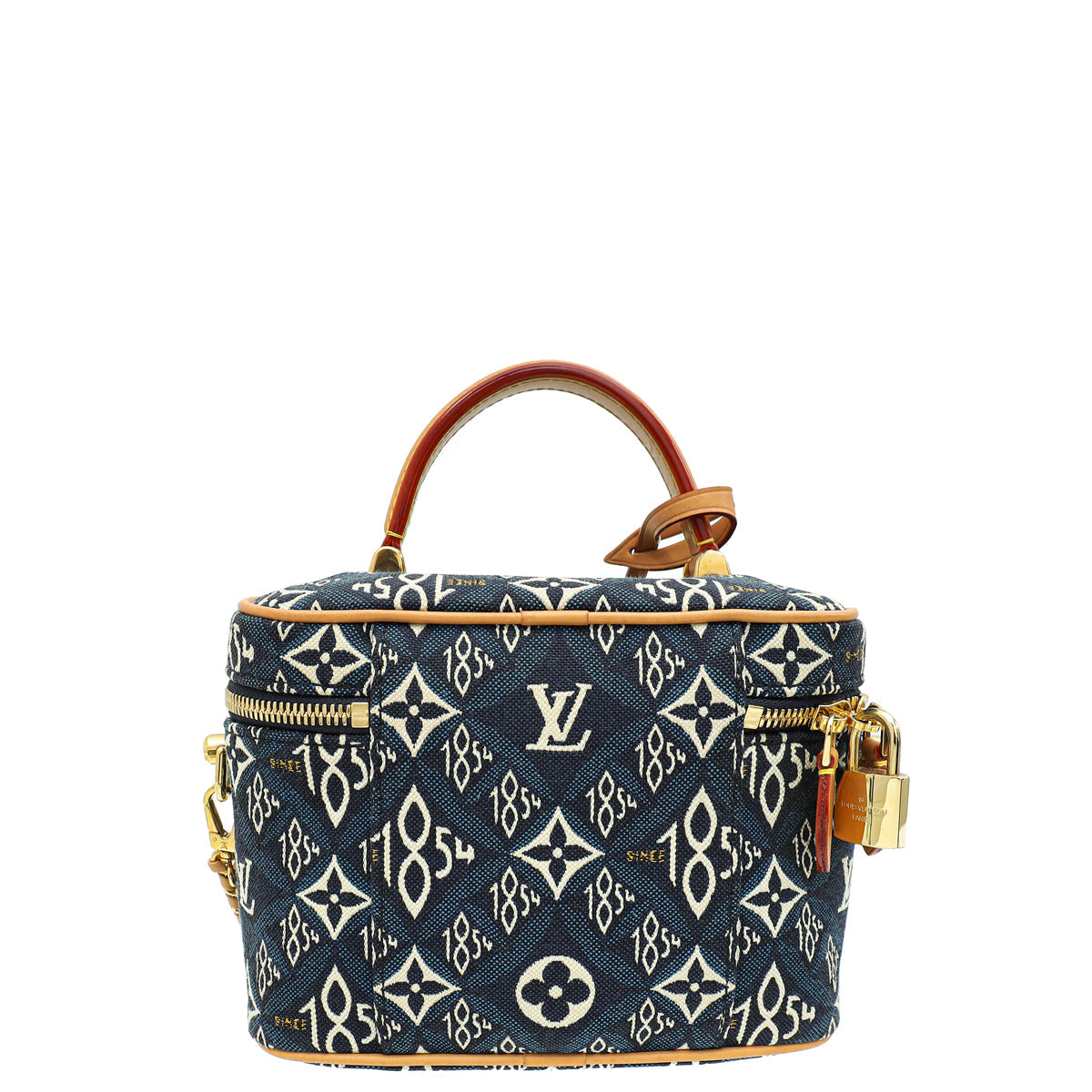 Louis Vuitton Blue Jacquard Since 1854 Vanity PM Bag