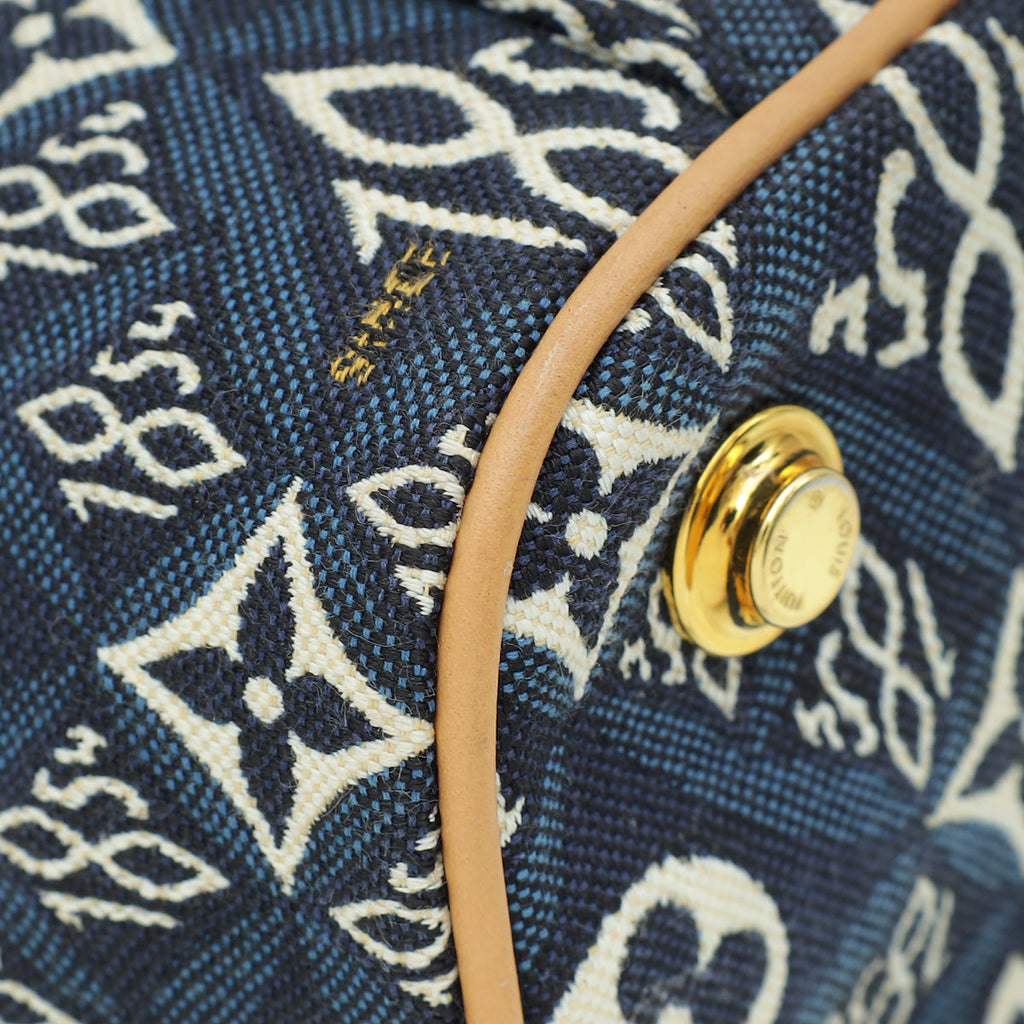 Louis Vuitton Blue Jacquard Since 1854 Vanity PM Bag