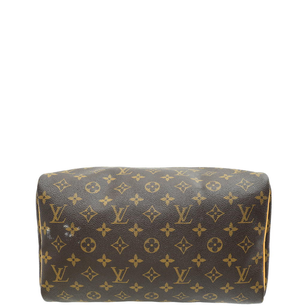 Louis Vuitton Brown Monogram Speedy 30 Bag