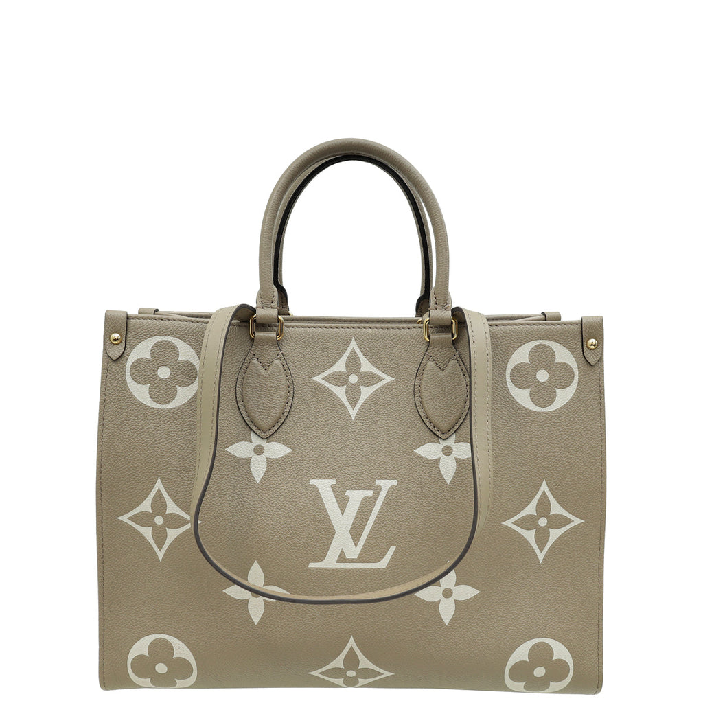 Louis Vuitton Bicolor Empreinte Monogram Giant OnTheGo MM Bag