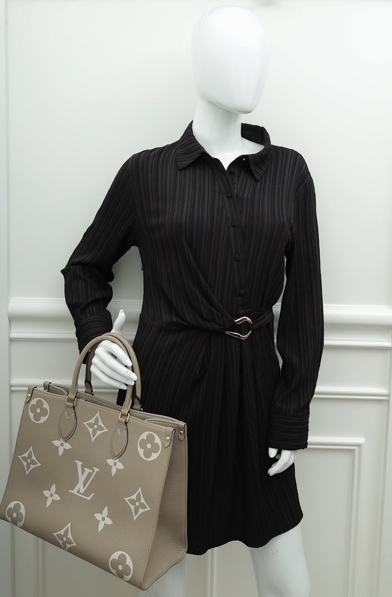 Louis Vuitton Bicolor Empreinte Monogram Giant OnTheGo MM Bag
