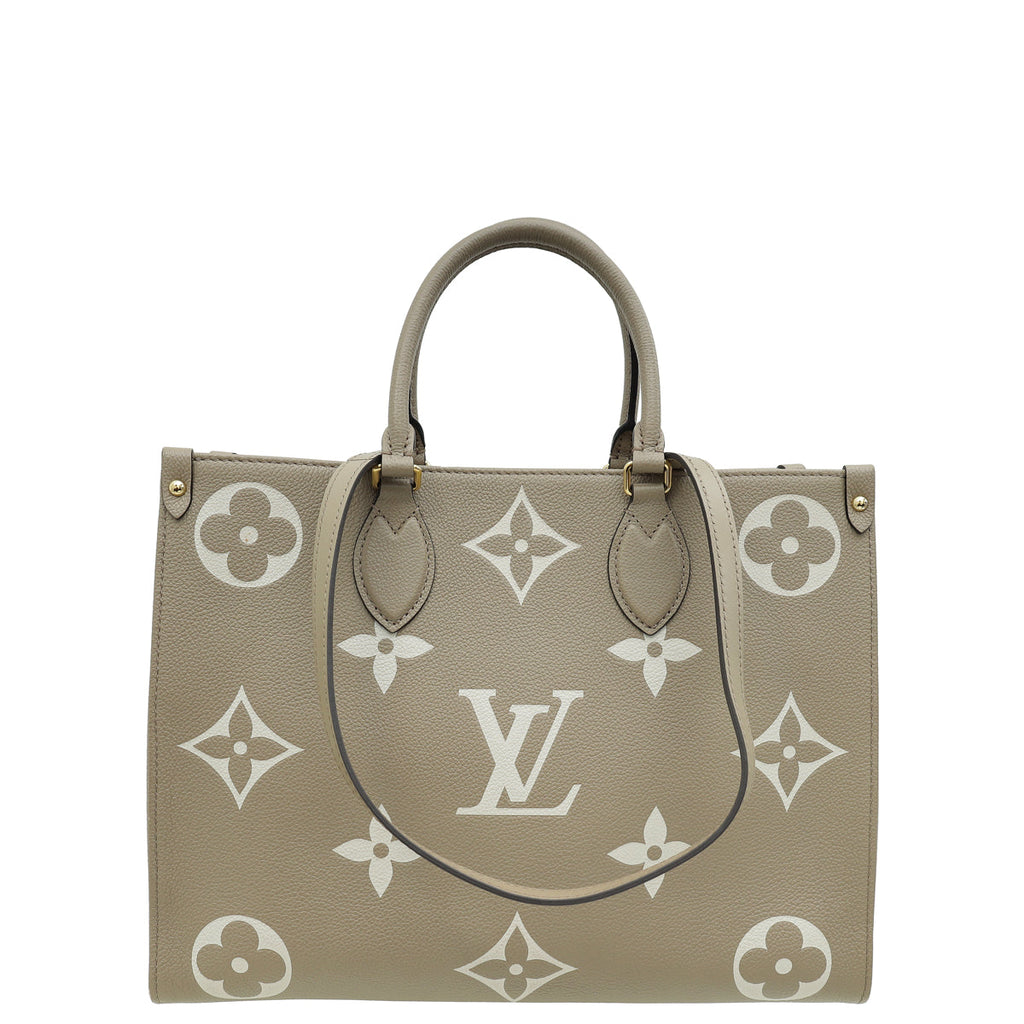 Louis Vuitton Bicolor Empreinte Monogram Giant OnTheGo MM Bag