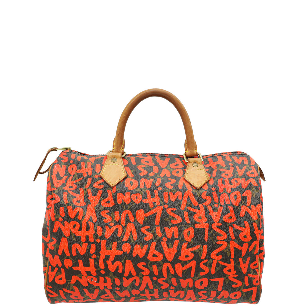 Louis Vuitton Bicolor Ltd. Ed. Graffiti Stephen Sprouse Speedy 30 Bag