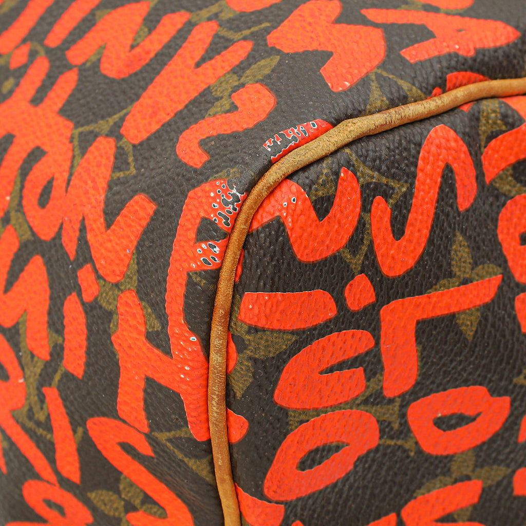 Louis Vuitton Bicolor Ltd. Ed. Graffiti Stephen Sprouse Speedy 30 Bag