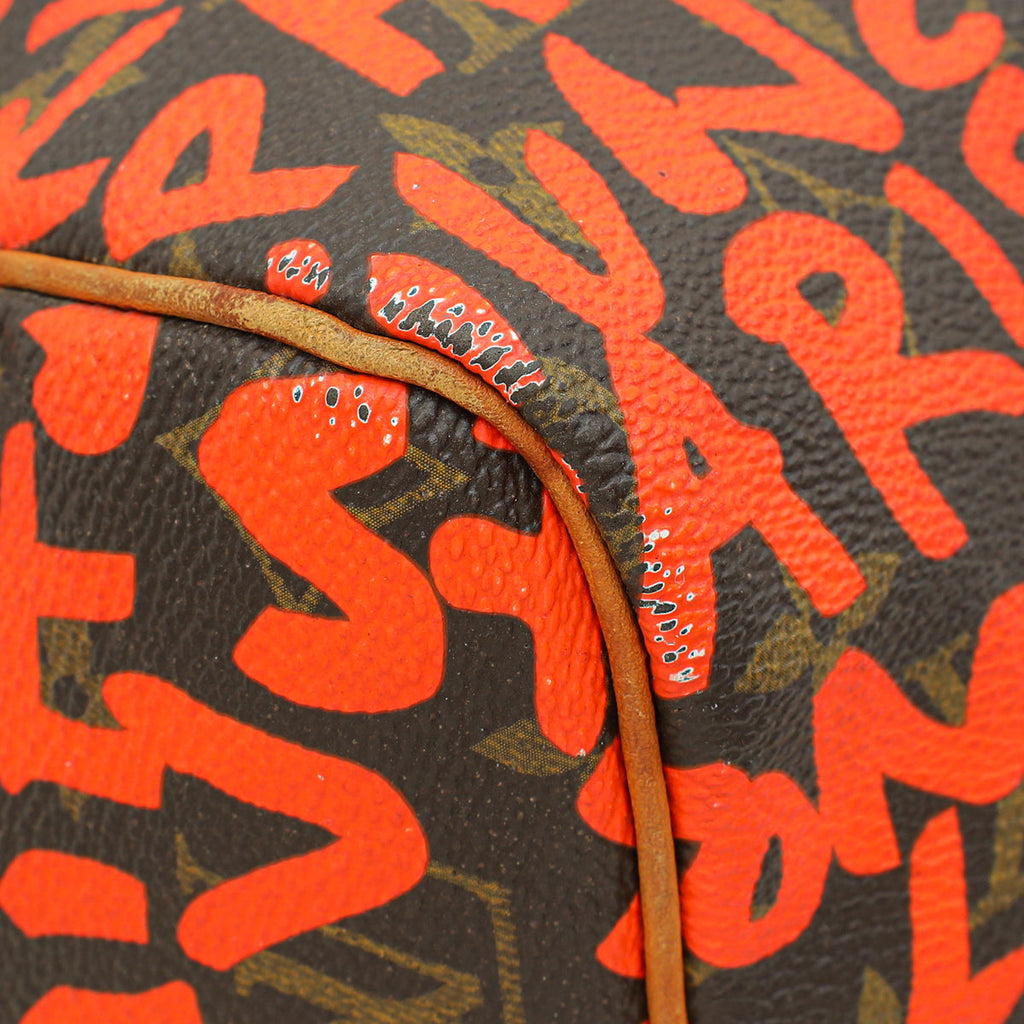 Louis Vuitton Bicolor Ltd. Ed. Graffiti Stephen Sprouse Speedy 30 Bag