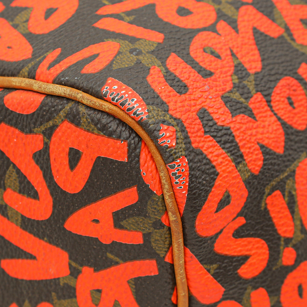 Louis Vuitton Bicolor Ltd. Ed. Graffiti Stephen Sprouse Speedy 30 Bag