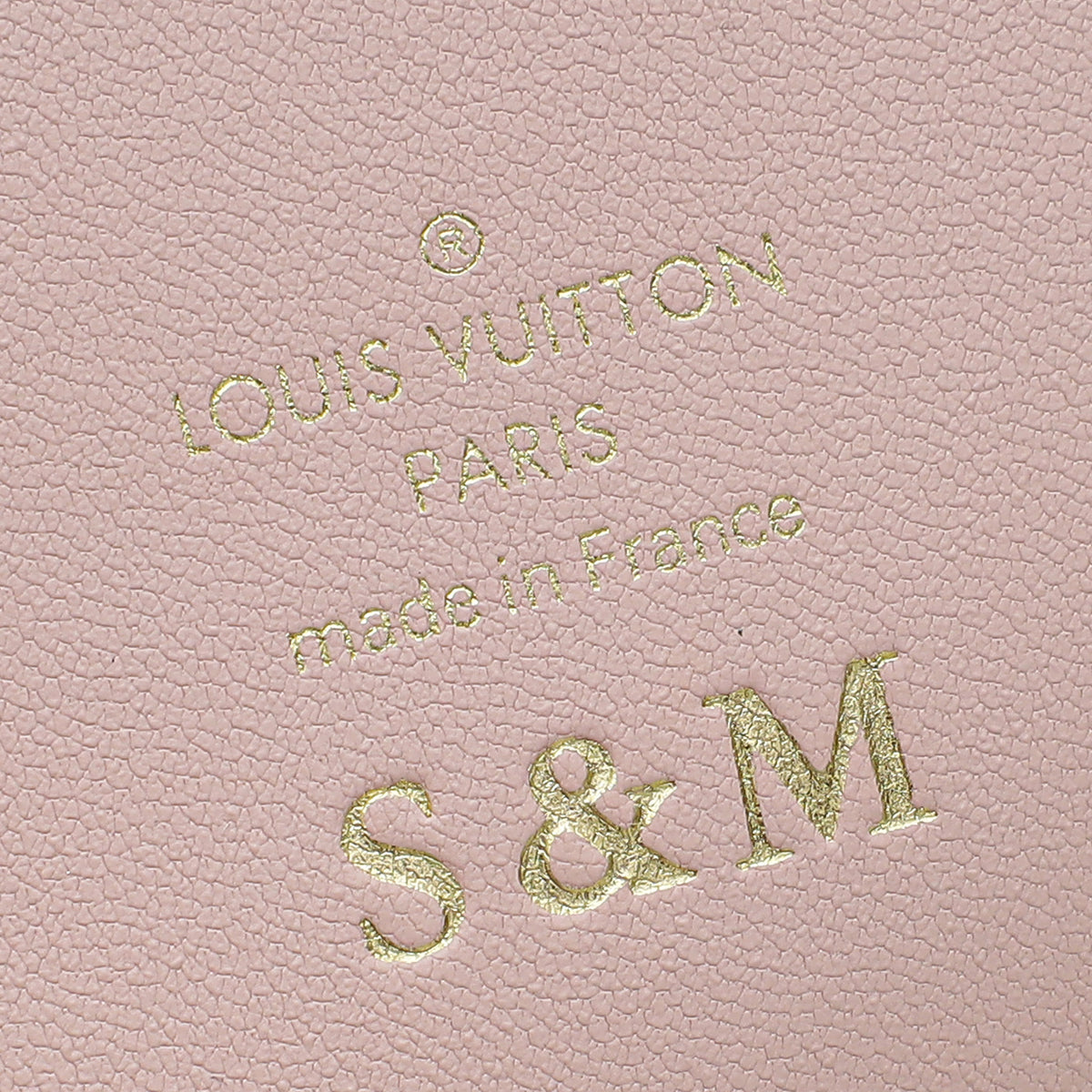 Louis Vuitton Monogram Kirigami Pochette W/ S&M Initials (3 PCS)