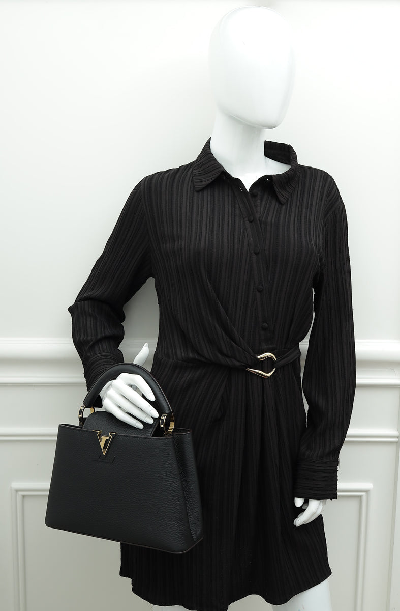 Louis Vuitton Noir Capucines BB Bag