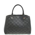 Louis Vuitton Black Monogram Empreinte Montaigne MM Bag