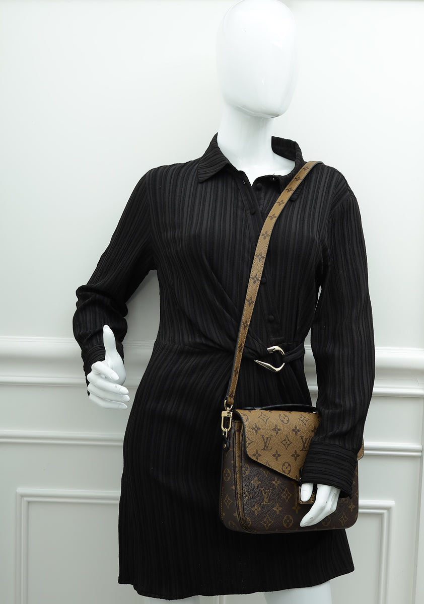 Louis Vuitton Monogram Reverse Pochette Metis Bag