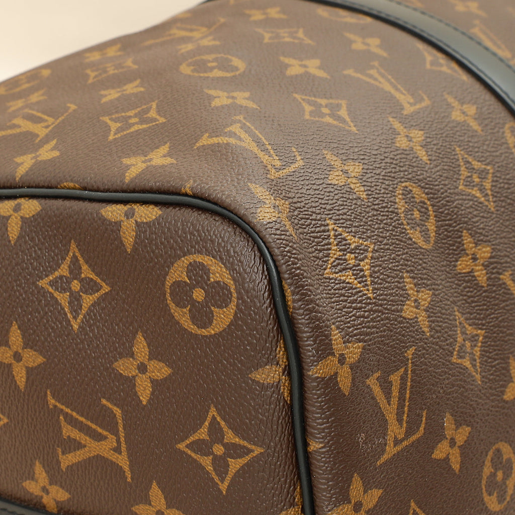Louis Vuitton Monogram Macassar Keepall Bandouliere 45 Bag