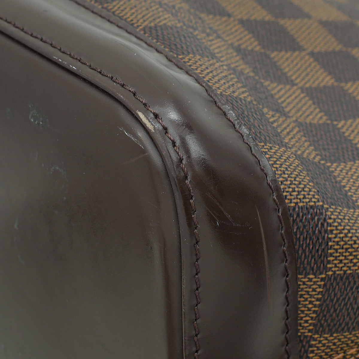 Louis Vuitton Damier Ebene Alma PM Bag