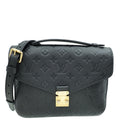 Louis Vuitton Black Monogram Empreinte Pochette Metis Bag