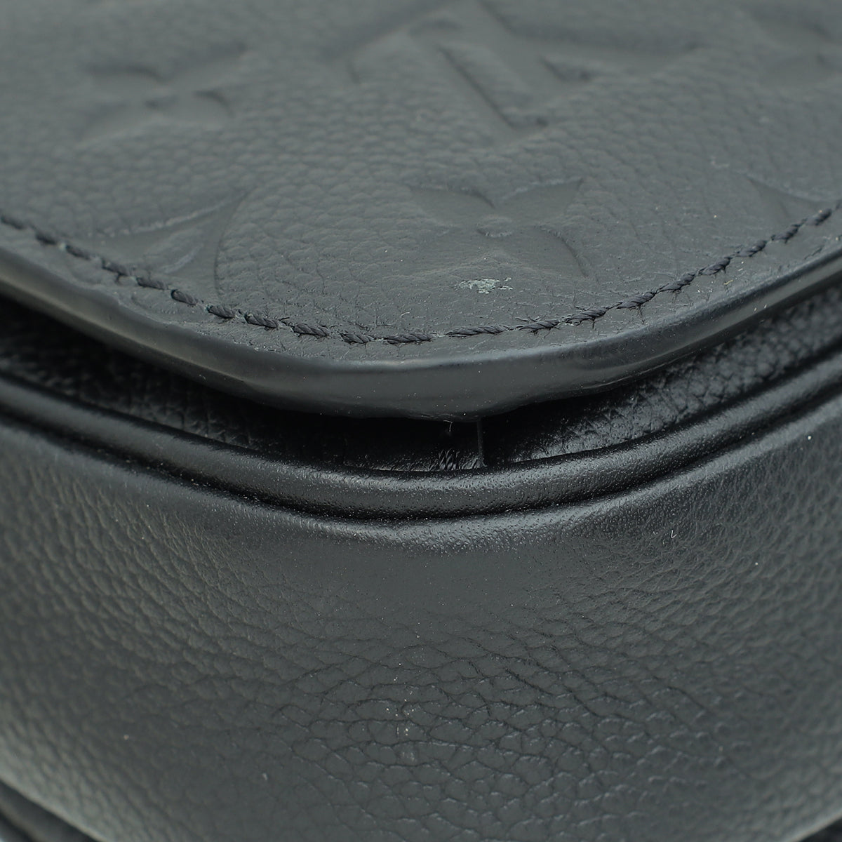 Louis Vuitton Black Monogram Empreinte Pochette Metis Bag
